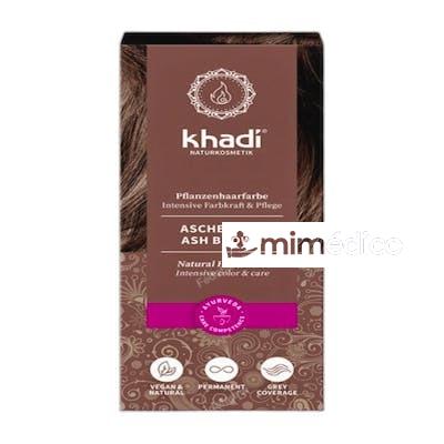 TINTE HERBAL COLOR CASTANO CENIZA 100GR. KHADI
