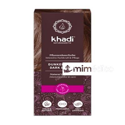 TINTE HERBAL COLOR CASTANO OSCURO 100GR. KHADI