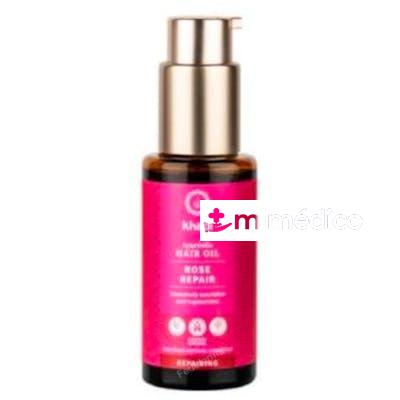 ACEITE CAPILAR ROSA REPARADOR CABELLO DAÑADO 50ML. KHADI