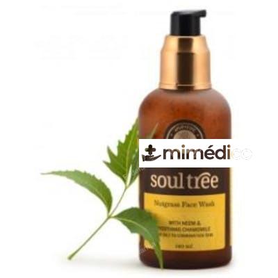 GEL LIMPIADOR FACIAL NUTGLASS Y NEEM 120ML. SOULTREE