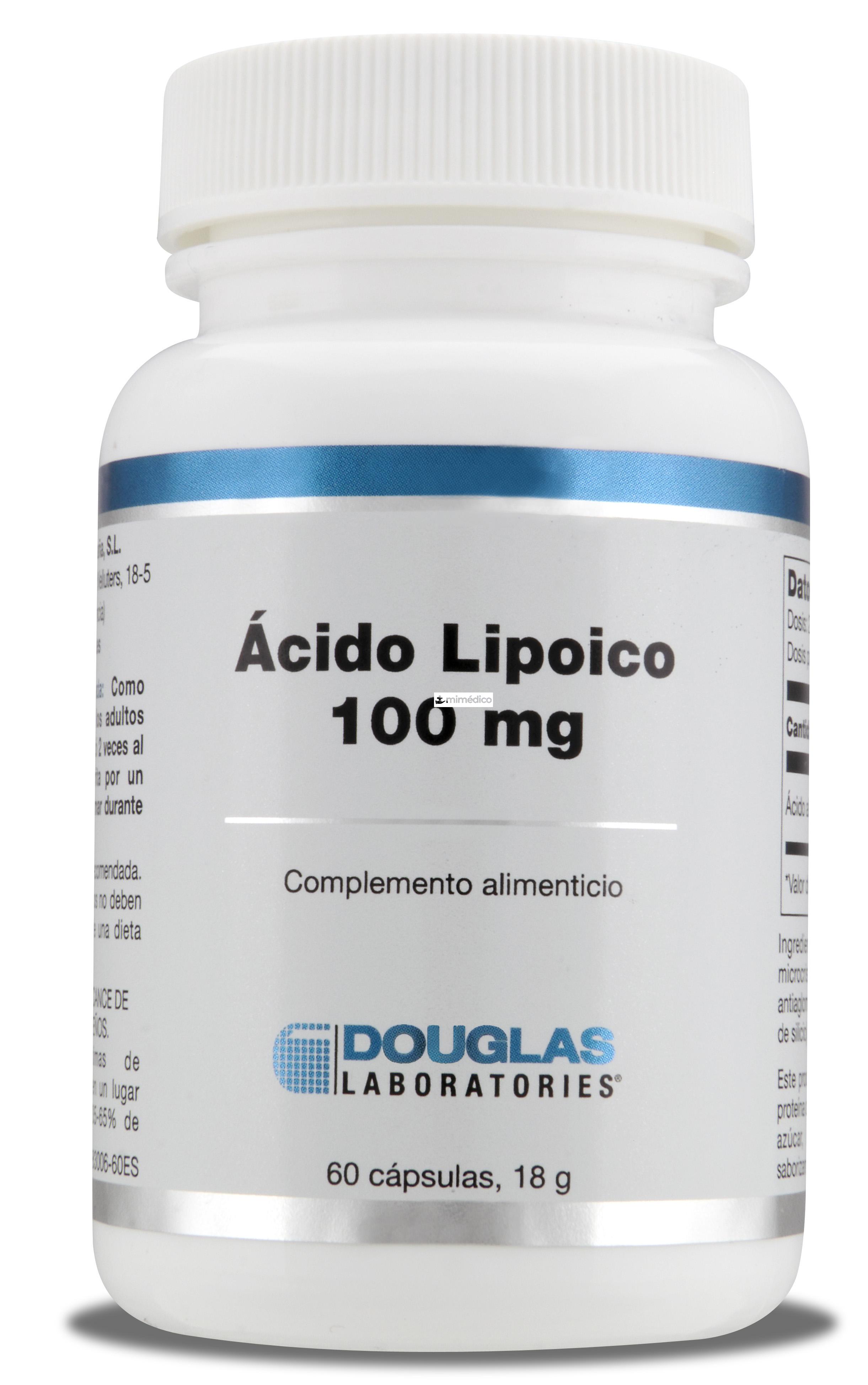 ACIDO ALFA LIPOICO 200 MG. 60 CAPSULAS VEGETARIANAS DOUGLAS
