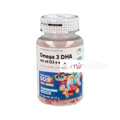 SENDA KIDS OMEGA 3 DHA CON VIT D3+VIT B6 60GUMMIES HERBORA