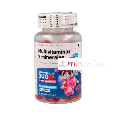 SENDA KIDS MULTIVITAMINAS Y MINERALES 60GUMMIES. HERBORA