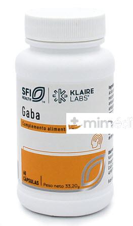 GABA 500MG 60CAPS VEGETALES KLAIRE