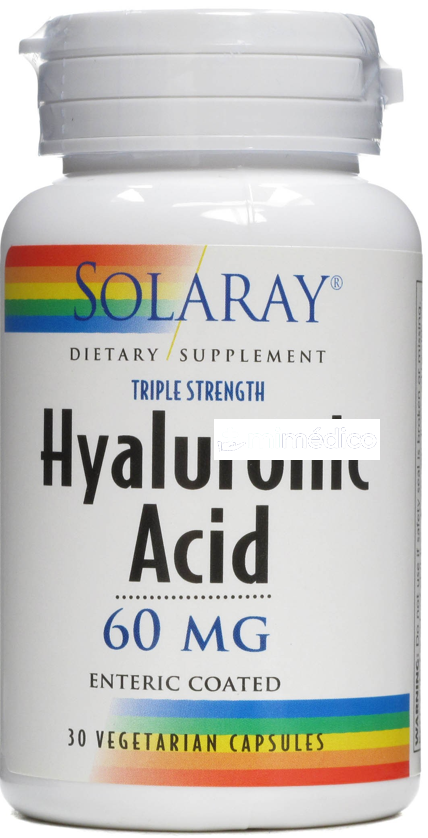 ACIDO HIALURONICO 30CAP 60MG SOLARAY