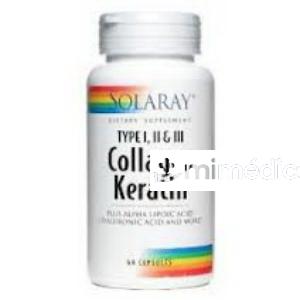 COLLAGEN KERATIN QUERATINA 60CAP SOLARAY