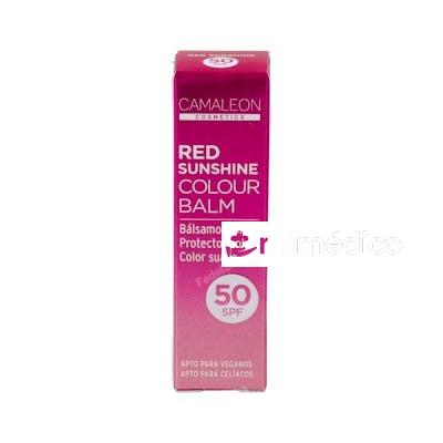 CAMALEON COLOUR BALM RED SUNSHINE SPF50 4GR. CAMALEON COSMETICS
