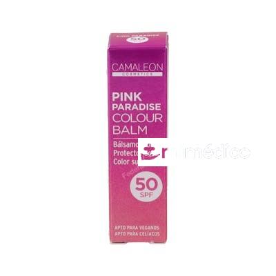 CAMALEON COLOUR BALM PINK PARADISE SPF50 4GR. CAMALEON COSMETICS