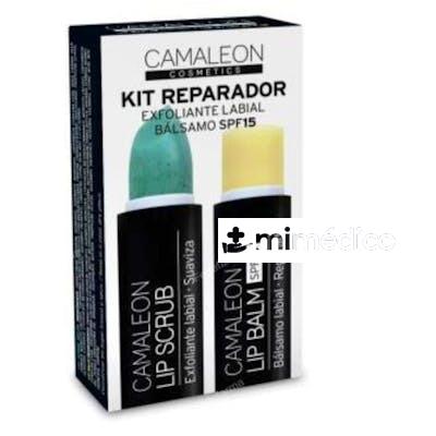 CAMALEON KIT REPARADOR LABIAL+EXFOLIANTE MELON. CAMALEON COSMETICS