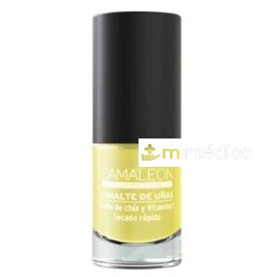 CAMALEON ESMALTE DE UÑAS AMARILLO PASTEL 6ML. CAMALEON COSMETICS