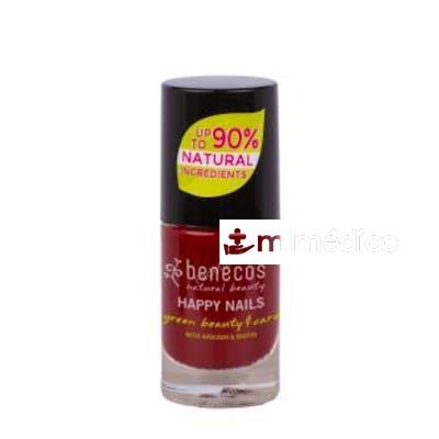 LACA DE UÑAS CHERRY RED 5ML. VEGANO BENECOS