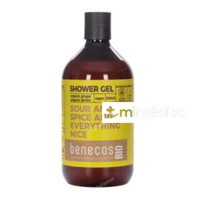 GEL DE BAÑO JENGIBRE Y LIMON 500ML. BIO VEGANO  BENECOS