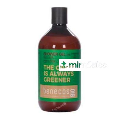 GEL DE BAÑO 2EN 1 CAÑAMO 500ML. BIO VEGANO BENECOS