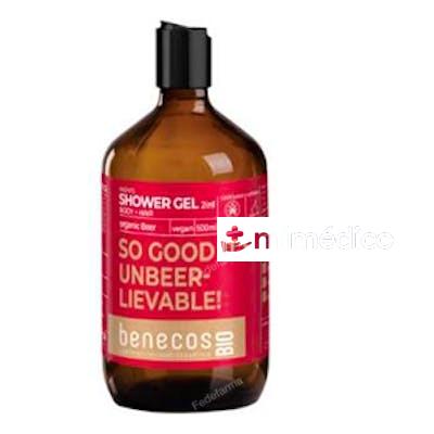 GEL DE BAÑO 2EN 1 CERVEZA DE TRIGO 500M  BIO VEGAN BENECOS