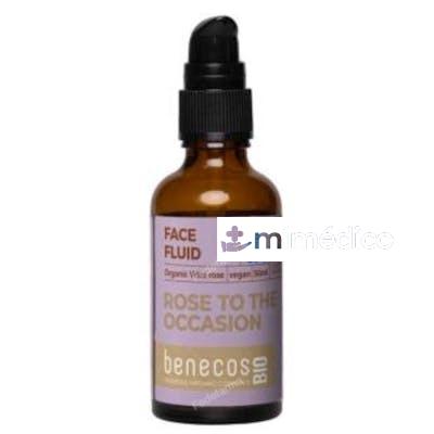 FLUIDO FACIAL PIEL NORMA-MIXTA ROSA M. 50ML. BIO  BENECOS