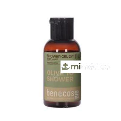 GEL DE BAÑO 2EN 1 OLIVA MINI VIAJE 50ML BIO VEGANO BENECOS