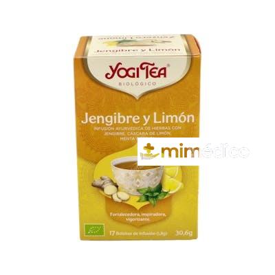 YOGI TEA JENGIBRE Y LIMON 17INFUSIONES YOGI TEA