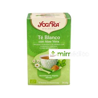 YOGI TEA TE BLANCO CON ALOE VERA 17INFUSIONES YOGI TEA
