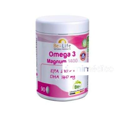 OMEGA 3 MAGNUM 1400 90CAP. BE-LIFE