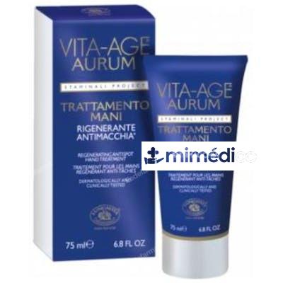 VITA-AGE AURUM CREMA DE MANOS ANTIMANCHAS 75ML. BOTTEGA DI LUNGAVITA