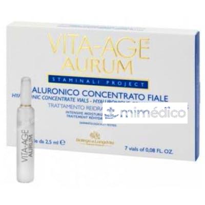 VITA-AGE AURUM AMPOLLAS AC. HIALURONICO 7AMP. BOTTEGA DI LUNGAVITA
