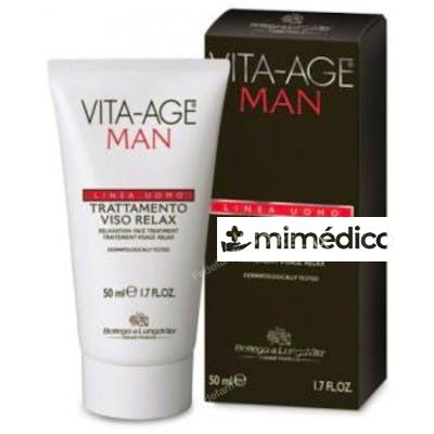 VITA-AGE UOMO TRATAMIENTO FACIAL RELAJANTE 50ML. BOTTEGA DI LUNGAVITA