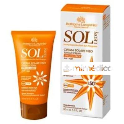 SOL LEON CREMA FACIAL SOLAR SPF 50 ALTA PROT. 50ML BOTTEGA DI LUNGAVITA