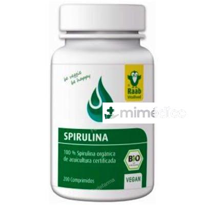 ALGA SPIRULINA 200COMP. BIO RAAB VITALFOOD