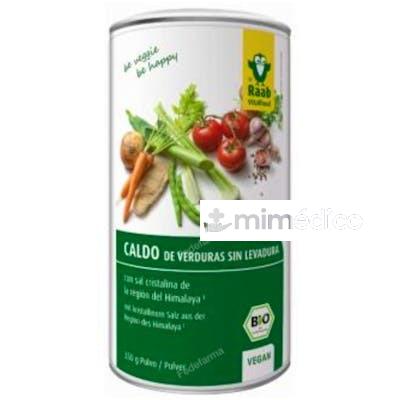 CALDO DE VERDURAS SIN LEVADURA BOTE 350GR. RAAB VITALFOOD