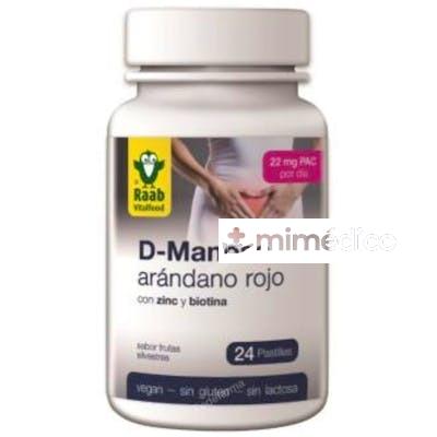 D-MANNOSE - ARANDANO ROJO 24COMP. RAAB VITALFOOD