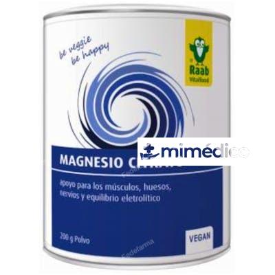 CITRATO DE MAGNESIO POLVO 200GR. RAAB VITALFOOD