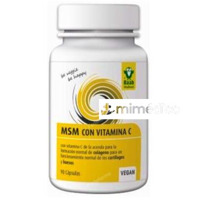 MSM CON VITAMINA C 90CAP. RAAB VITALFOOD