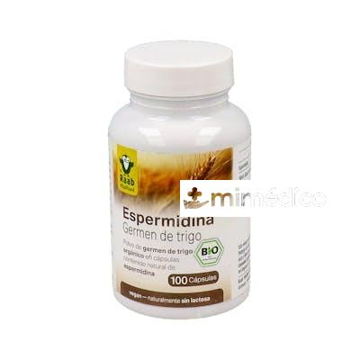 ESPERMIDINA GERMEN DE TRIGO 600MG 100CAP BIO VEGAN RAAB VITALFOOD