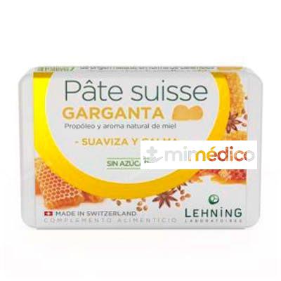 PATE SUISSE GARGANTA 40CARAMELOS GOMA. LEHNING