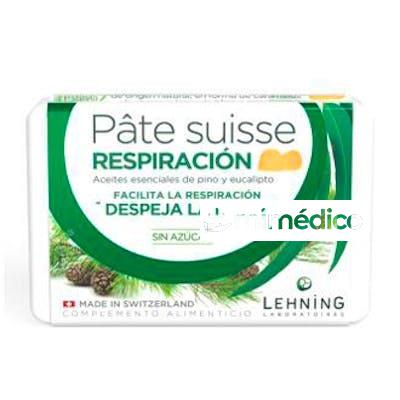 PATE SUISSE RESPIRACION 40CARAMELOS GOMA. LEHNING