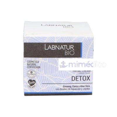 CREMA FACIAL DETOX AGUACATE JOJOBA GINSENG 50M BIO LABNATUR BIO