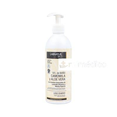 GEL DE BANO CAMOMILA Y ALOE VERA 450ML. BIO LABNATUR BIO