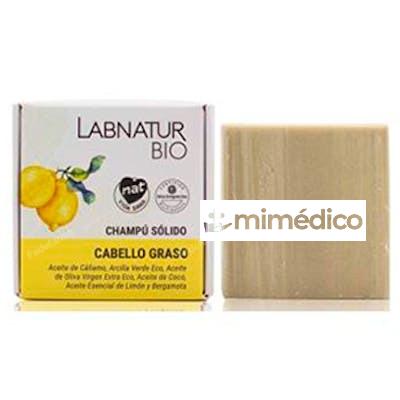 CHAMPU SOLIDO CABELLO GRASO 75GR. BIO LABNATUR BIO
