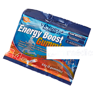 ENERGY BOOST GUMMIES CAFFEINE COLA 64GRS*12 UDS VICTORY ENDURANCE