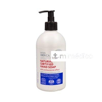 JABON DE MANOS HIGIENIZANTE ANTIBACTERIANO 500ML.  NATURA SIBERICA