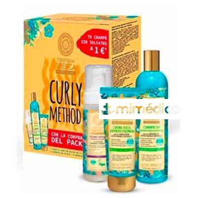 SET CURLY OBLEPIKHA CHAMPU+GEL RIZOS+ESPUMA 170ML NATURA SIBERICA