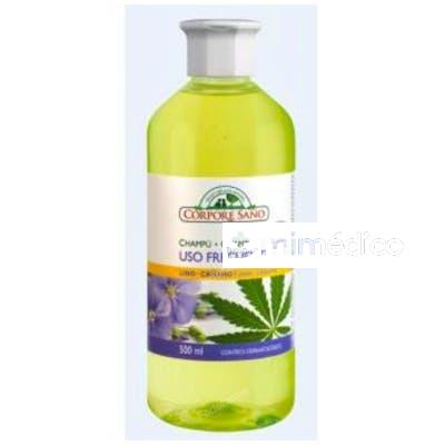 CHAMPU USO FRECUENTE LINO-CAÑAMO 500ML. ECOCERT CORPORE SANO