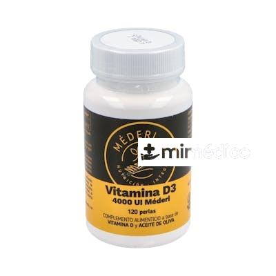 VITAMINA D3 4000UI 120PERLAS MEDERI NUTRICION INTEGRATIVA