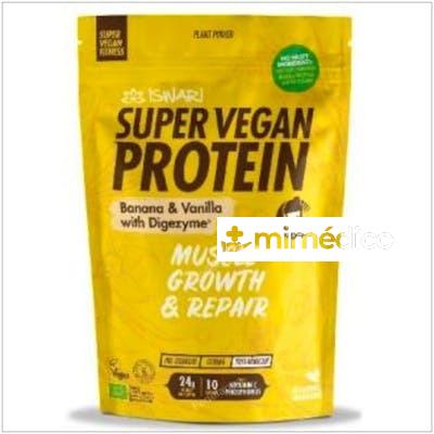SUPER VEGAN PROTEIN FITNESS PLATANO-VAINILLA 350GR ISWARI