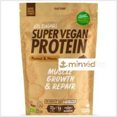 SUPER VEGAN PROTEIN FITNESS CACAHUETE-MACA 350GR ISWARI