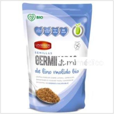 SEMILLAS DE LINO GERMINADAS MOLIDAS 200GR. BIO LINWOODS