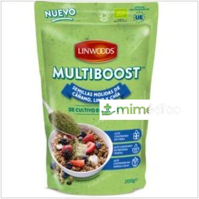 SEMILLAS DE CAÑAMO MOLIDAS LINO Y CHIA 200GR. BIO LINWOODS