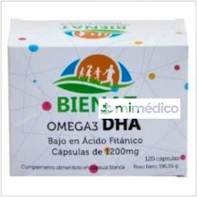 BIENAT DHA OMEGA 3 1000MG. 120CAP. BIENAT