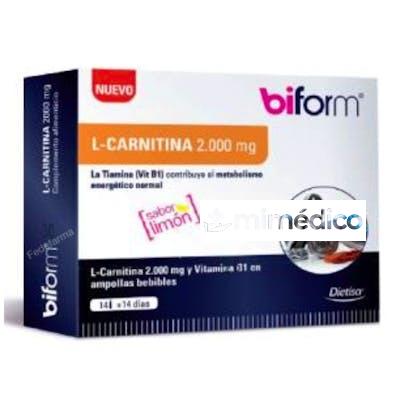 BIFORM L-CARNITINA 2000MG. 14VIALES DIETISA