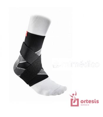 TOBILLERA CON PROTECCIONES DE GEL Y CINCHAS NEGRO M (TALLA 42.5-44.5) MC DAVID REF.5122M